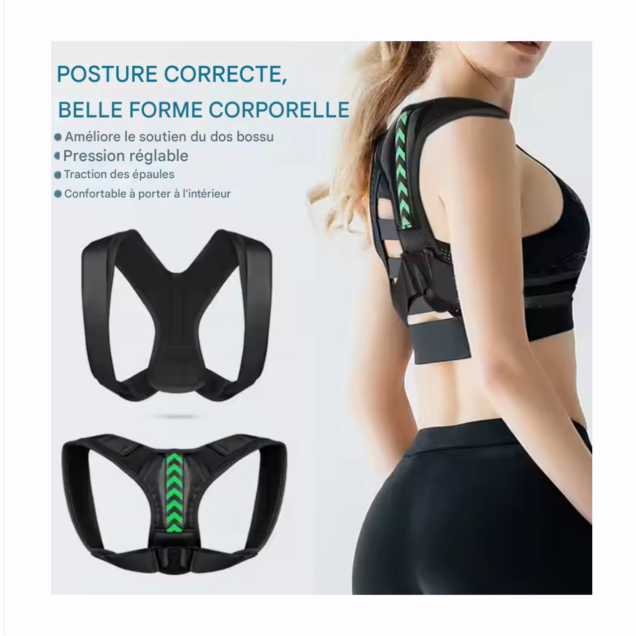 Correcteur de Posture haut du dos